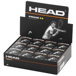Head Prime Double Dot Squash Ball (Per Dozen)